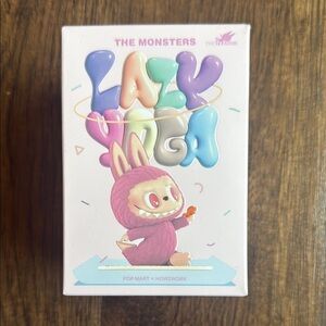 Pop Mart The Monsters Lazy Yoga Blind Box Labubu Figure